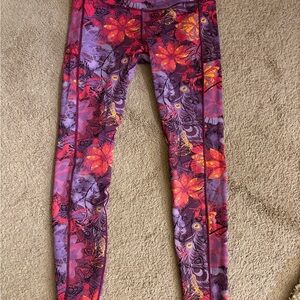 SkirtSports Vibrant Floral Leggings - Purple, Red